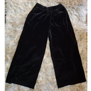 Velour Gaucho Pants